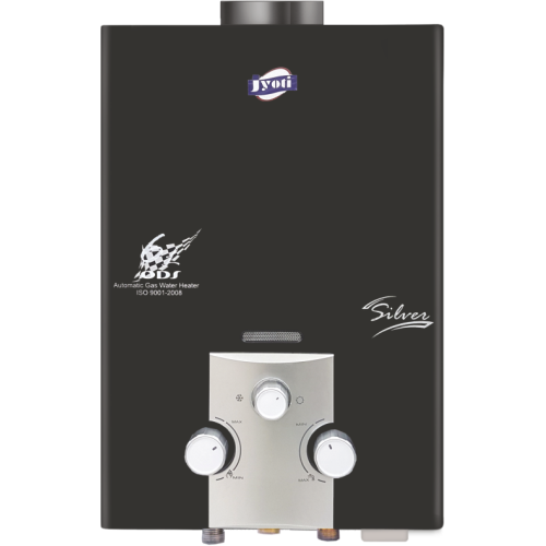 Jyoti Silver Black Matt Finish (Low Pressure) Gas Geyser Ltr